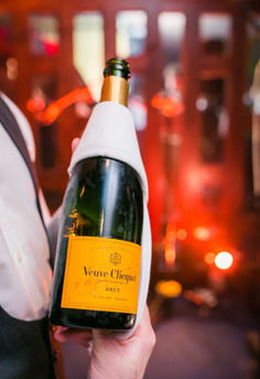 Champagne reception with Holy Water