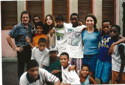 Jim Capaldi visits the Sao Martinho charity in Rio