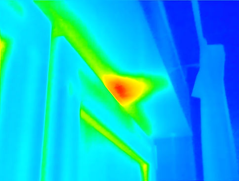 Thermografie zeigt Fehler am Fenster