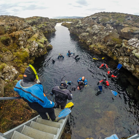 Snorkeling the Silfra Fissure in Iceland