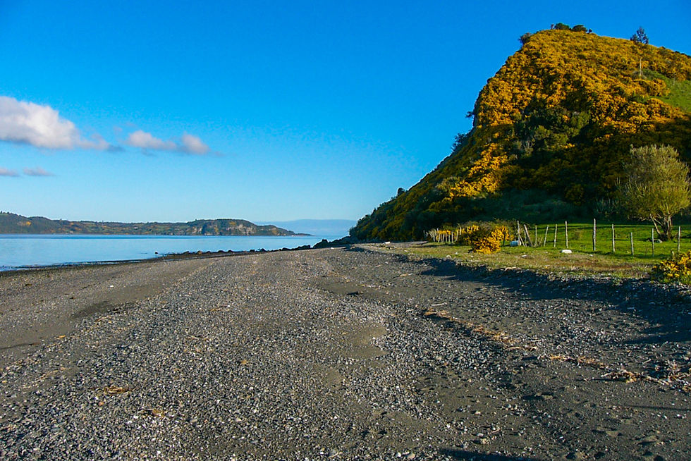 Coastline of Chiloe Island