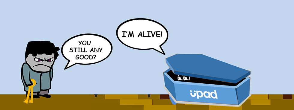 Upad is back open