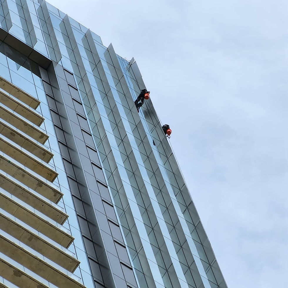 Rope Access Glass Breakage Abatement