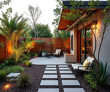 landscape modern design that looks clean and relaxing for bungalow backyard.jpg