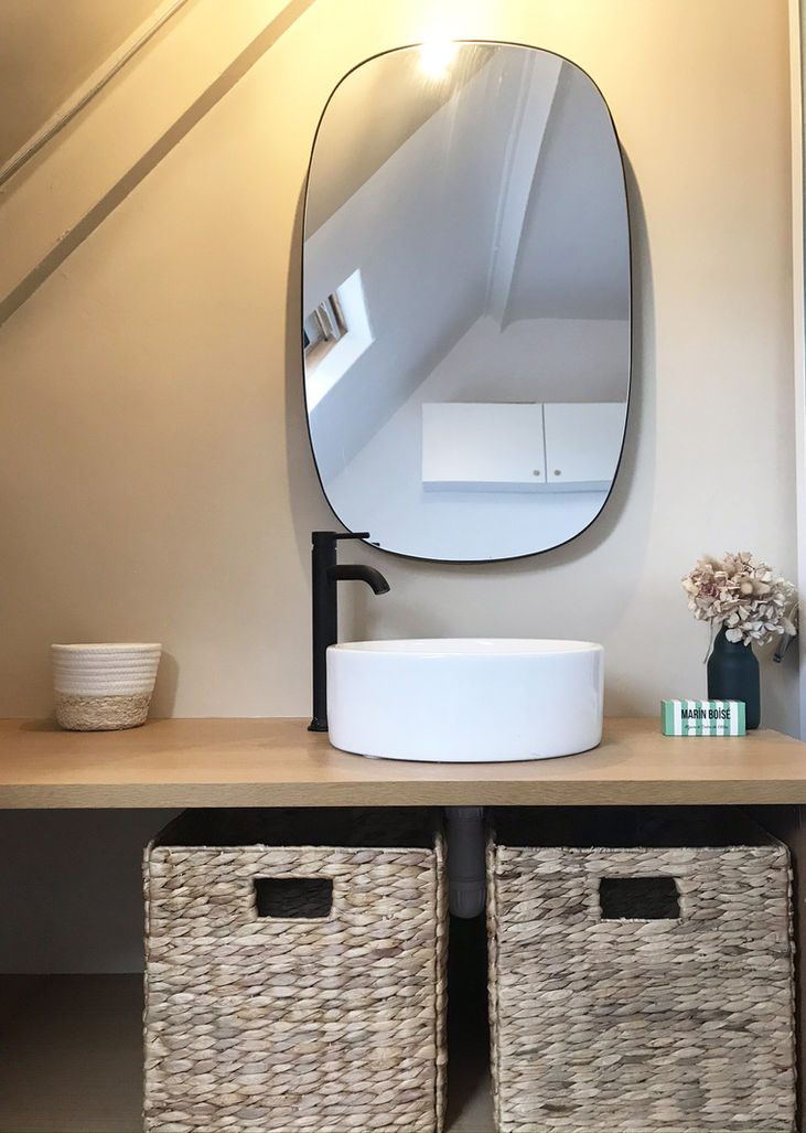 Rénovation et décoration d'une chambre sous les toits à Lorient