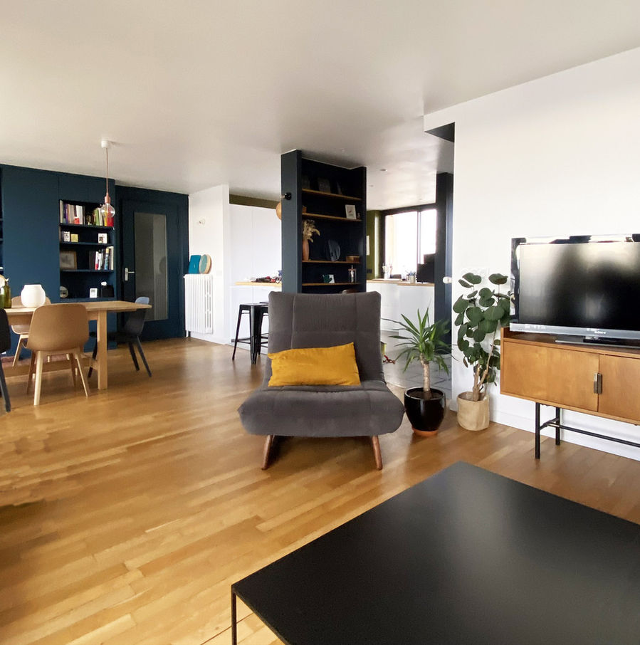 Rénovation complète et décoration d'un appartement des années 70 à Lorient