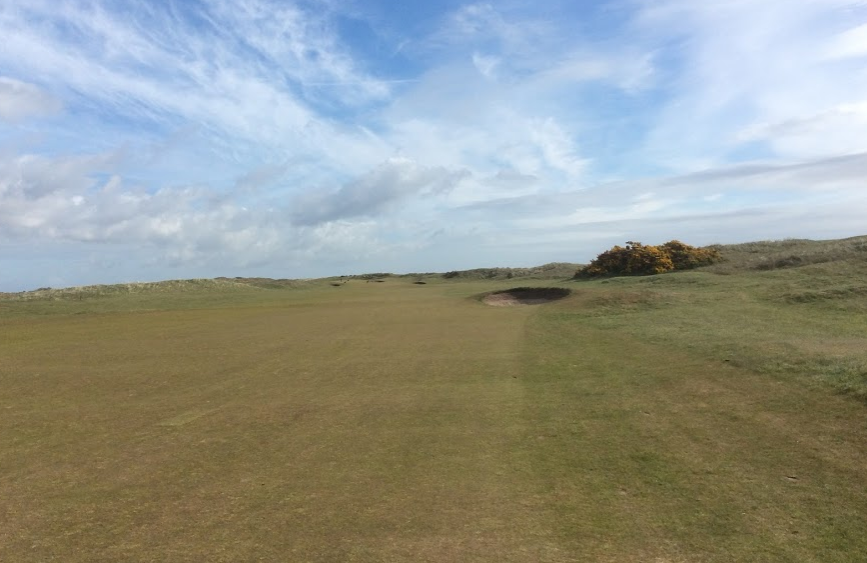 Sixth fairway