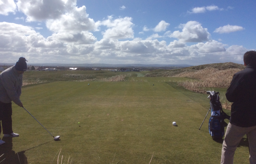 Ninth tee