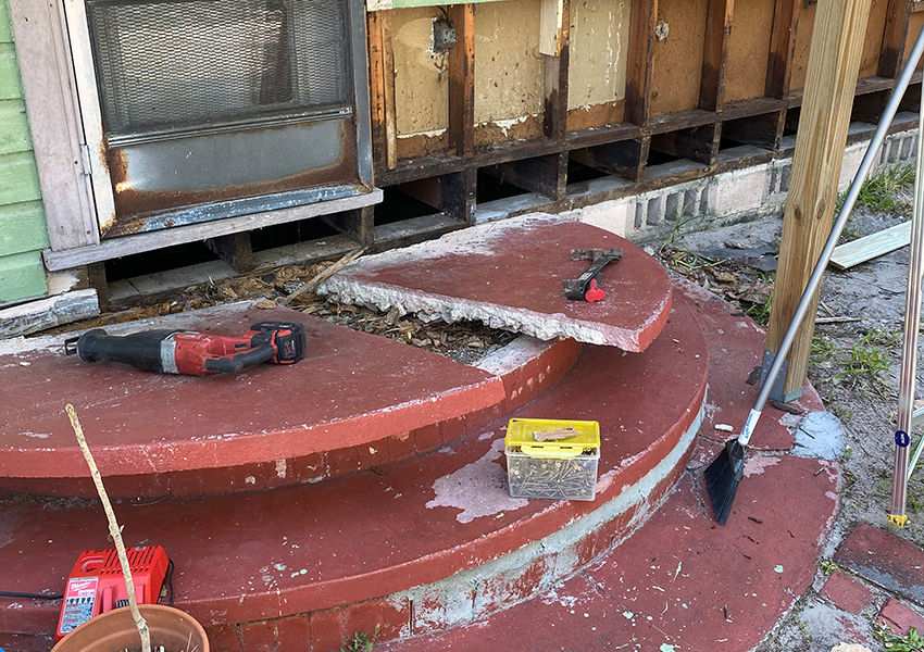 Old Bradenton Rd house Historic Loan project SAHP