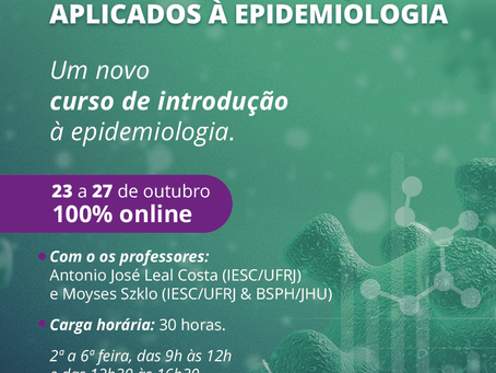 Vem aí um novo curso de Epidemiologia