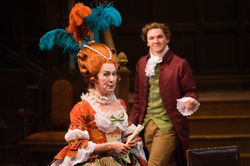 SHE STOOPS TO CONQUER