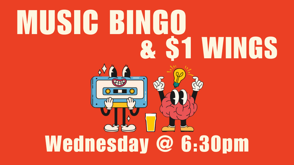 Music Bingo | Six Bridges Brewing