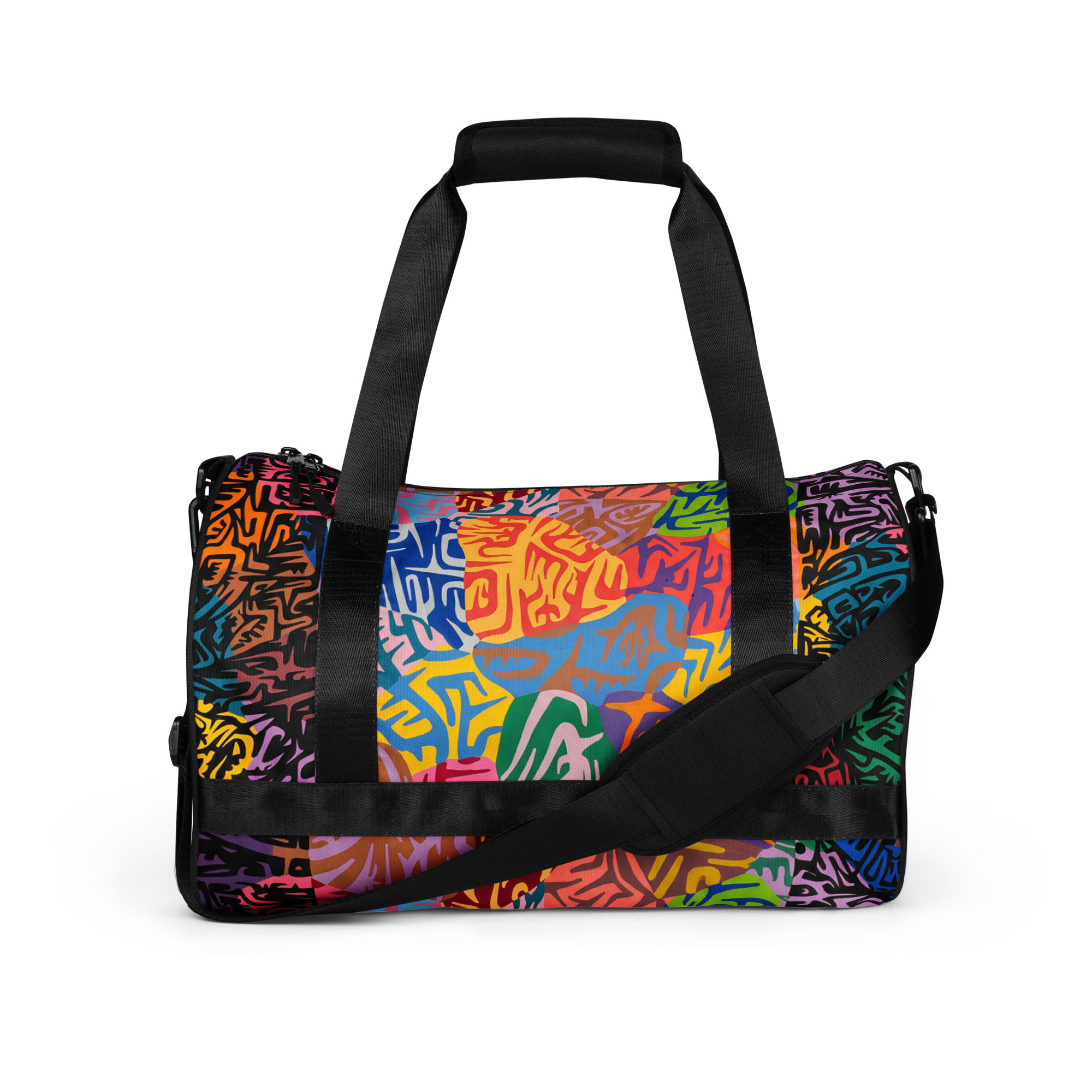 All-over print gym bag