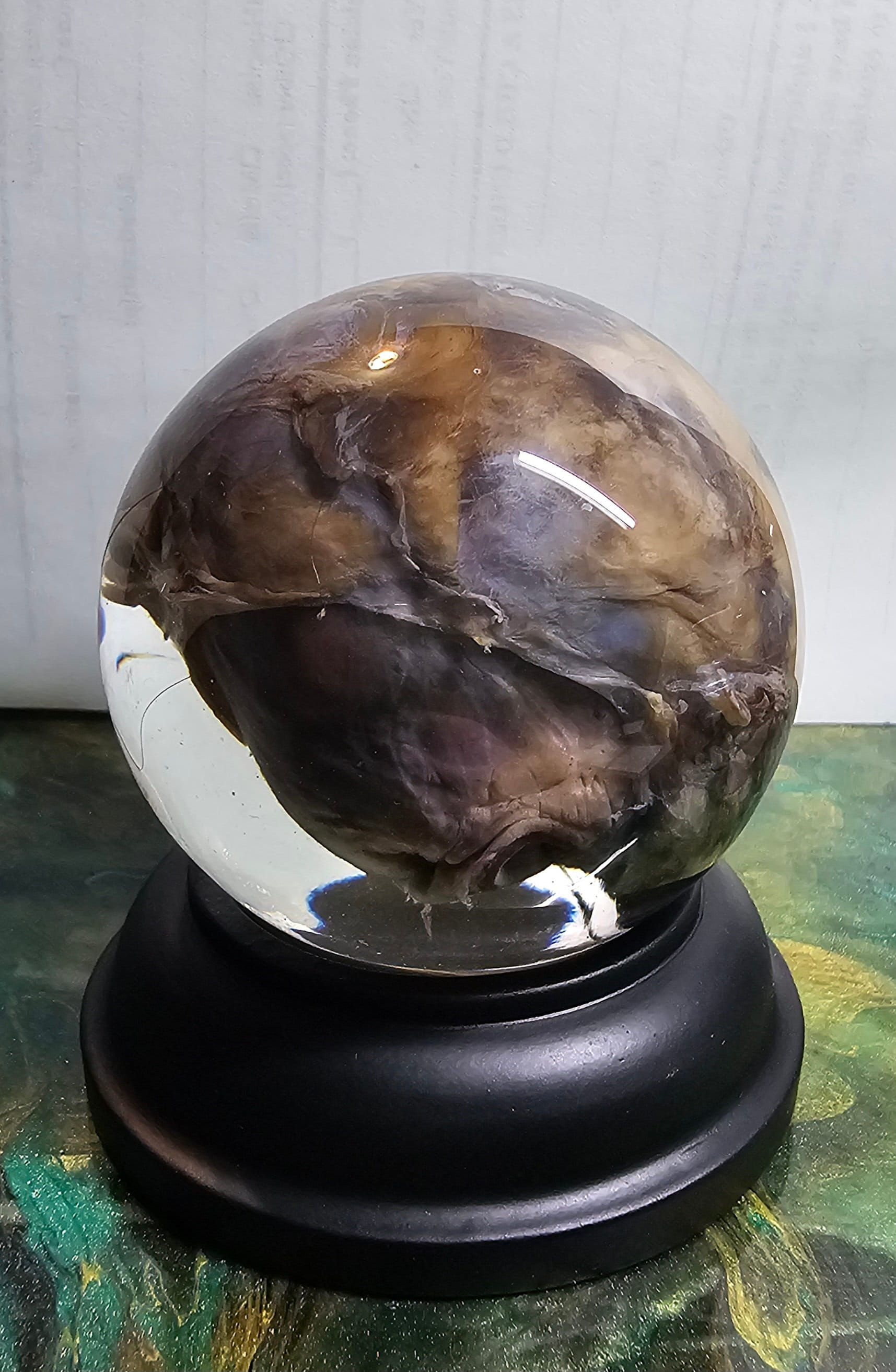 Raccoon heart globe