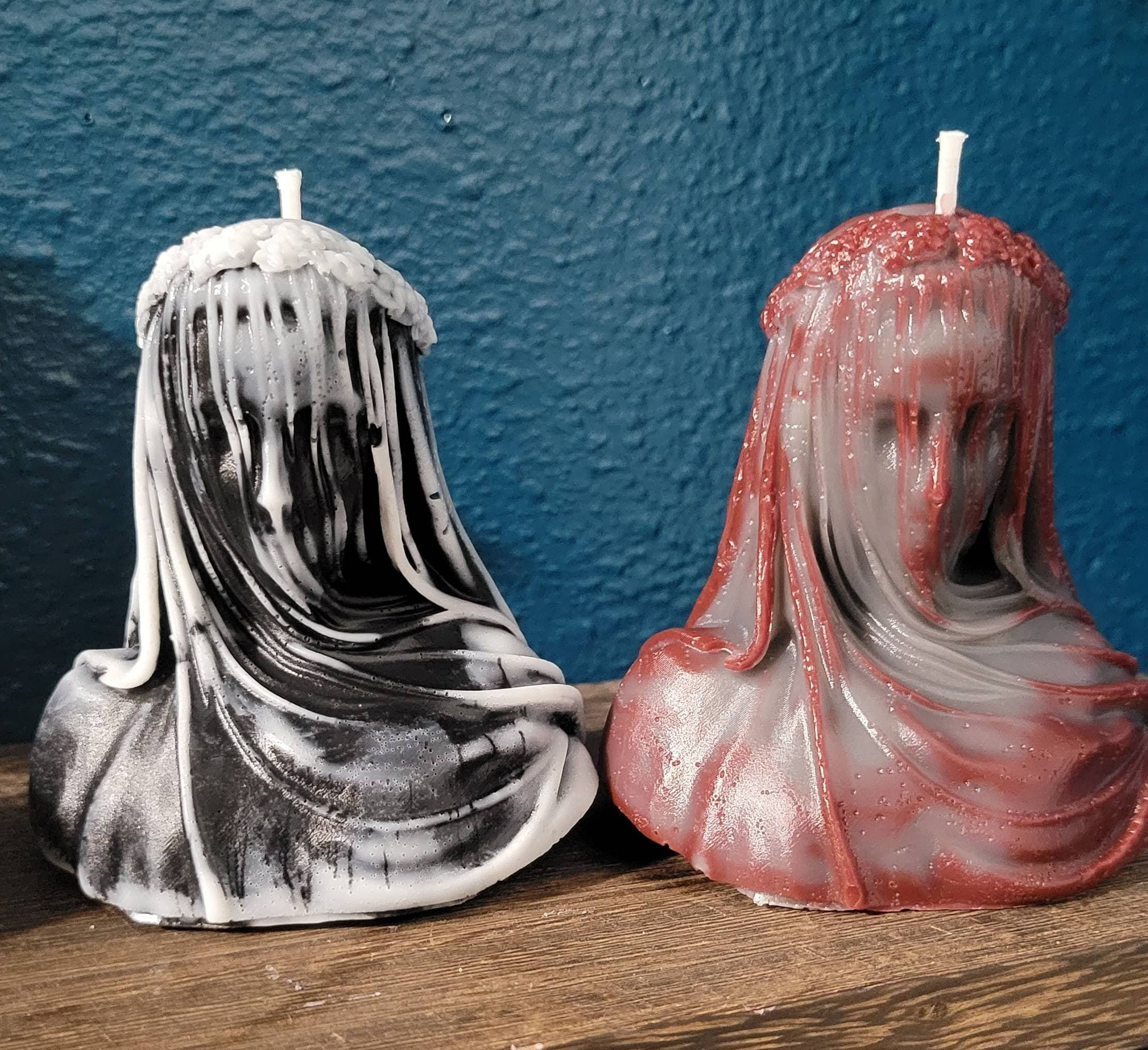 Veiled lady candle