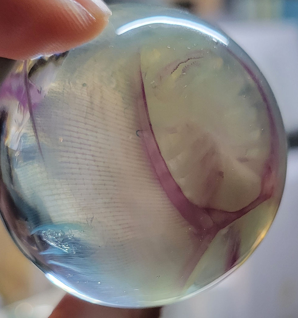Thumbnail: Watercolor diaphonized stingray globe