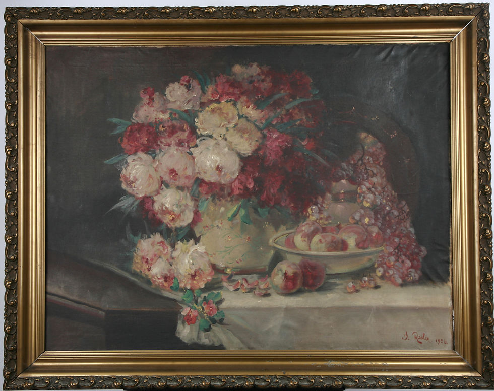 Gustav Reiter 1926 zámecký obraz