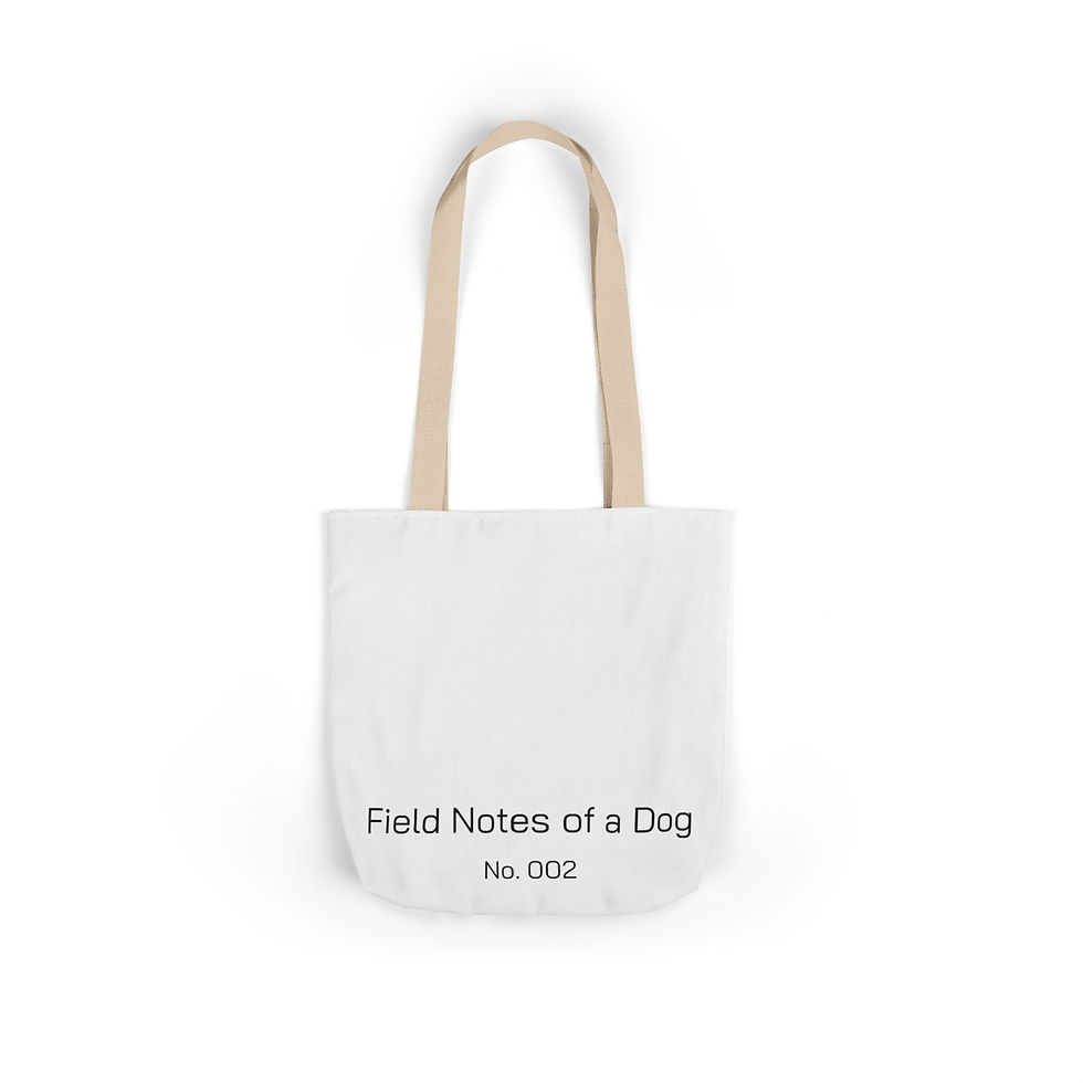 Thumbnail: Cute Dog-Themed Canvas Tote Bag with Colorful Straps - Perfect for Pet Lovers