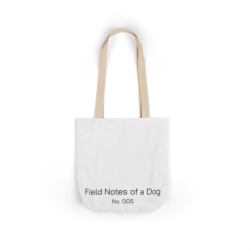 Thumbnail: Dog Canvas Tote Bag - Inconclusive, Eco-Friendly Shopping Bag, Dog Lovers