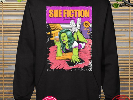 Original she fiction Beauty green 2022 shirt