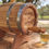 Miniatura: Tonel Barril de Madeira de Oliveira capacidade 1lt +1 litro de Cachaça Ouri
