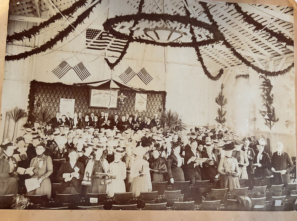 Chautauqua gathering at the turn of the last century