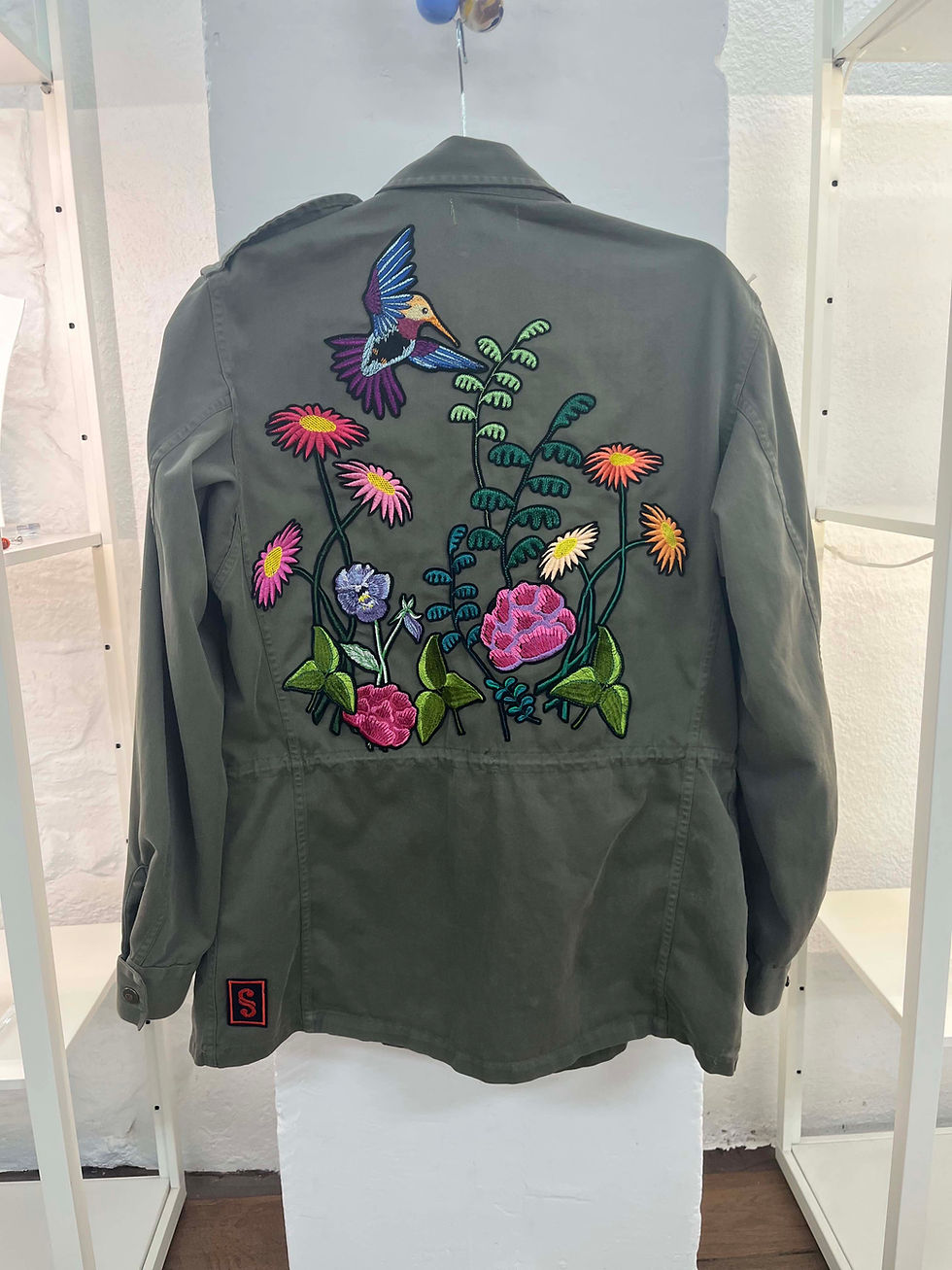 Veste Militaire Champêtre et Rouge Gorge