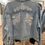 Thumbnail: Veste en Jean Perles Swarovski et relief argenté