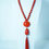 Miniature : Collier Shanghaï Orange Foncé