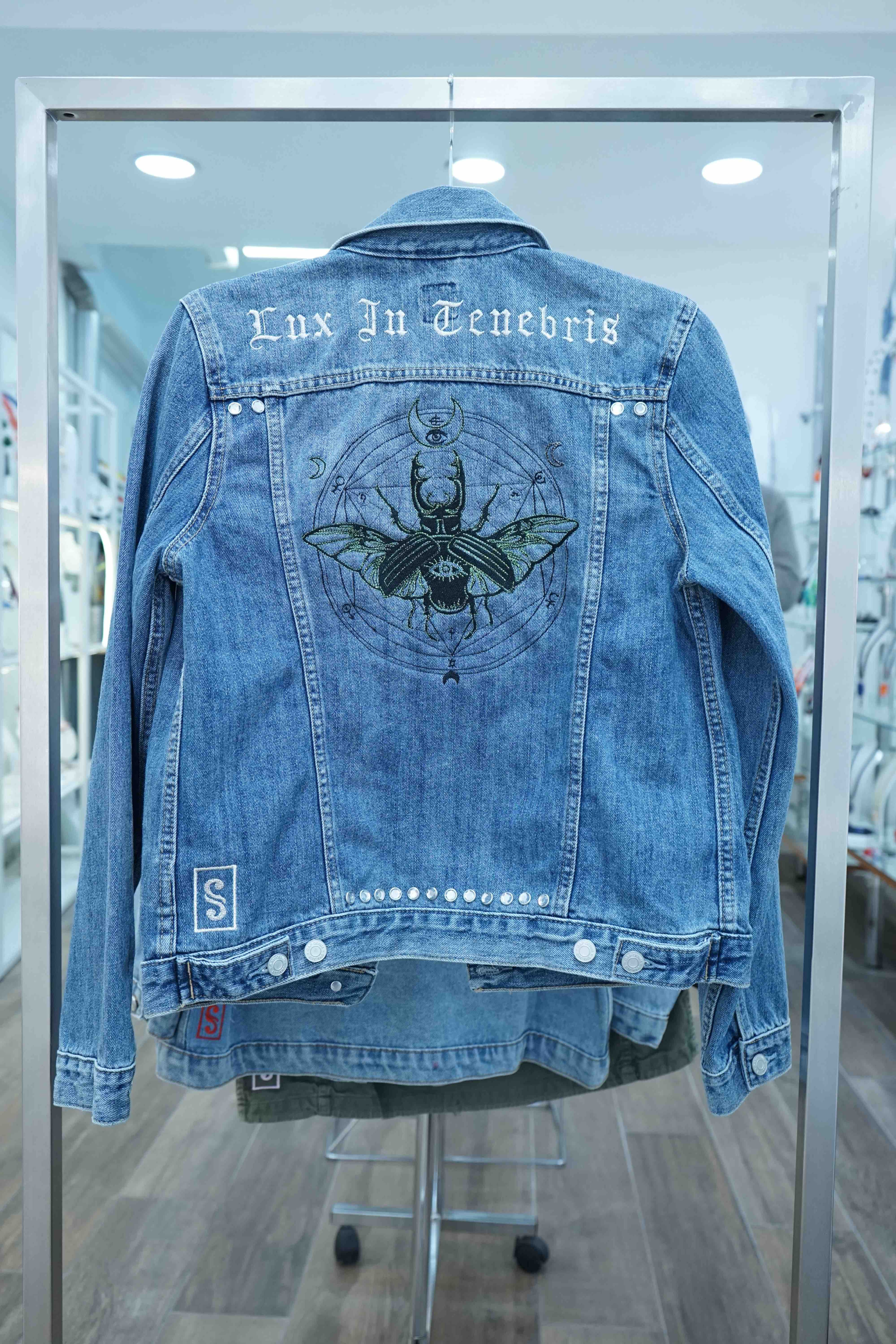 Veste en Jean Lux In Tenebris