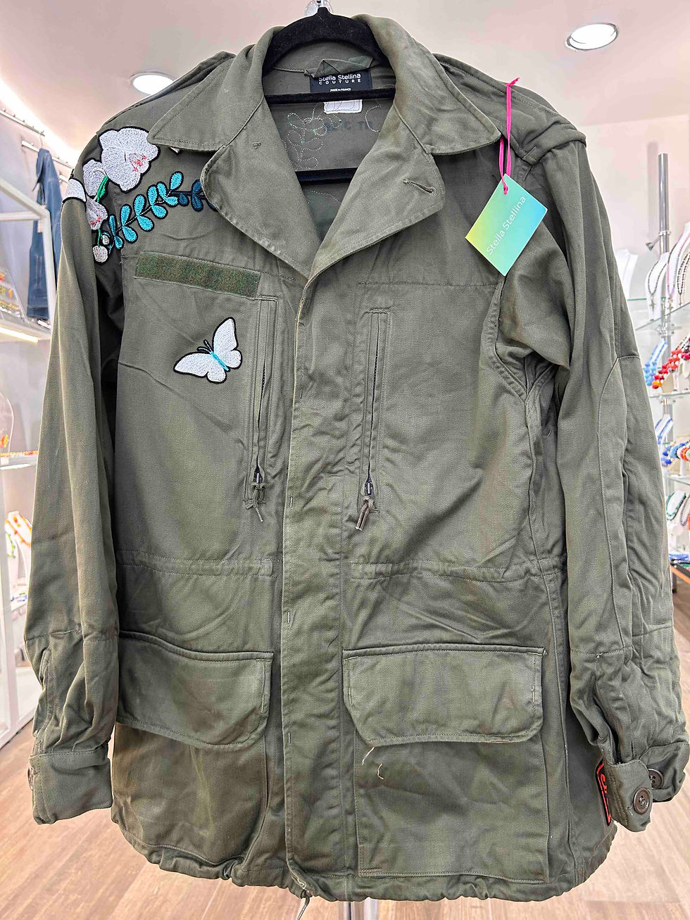 Miniature : Veste Militaire Hibiscus dans Feuillages