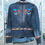 Thumbnail: Veste en Jean noire avec Roses et Pompoms Arc-en-ciel
