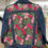 Miniature : Veste en Jean Tissu Floral Rose
