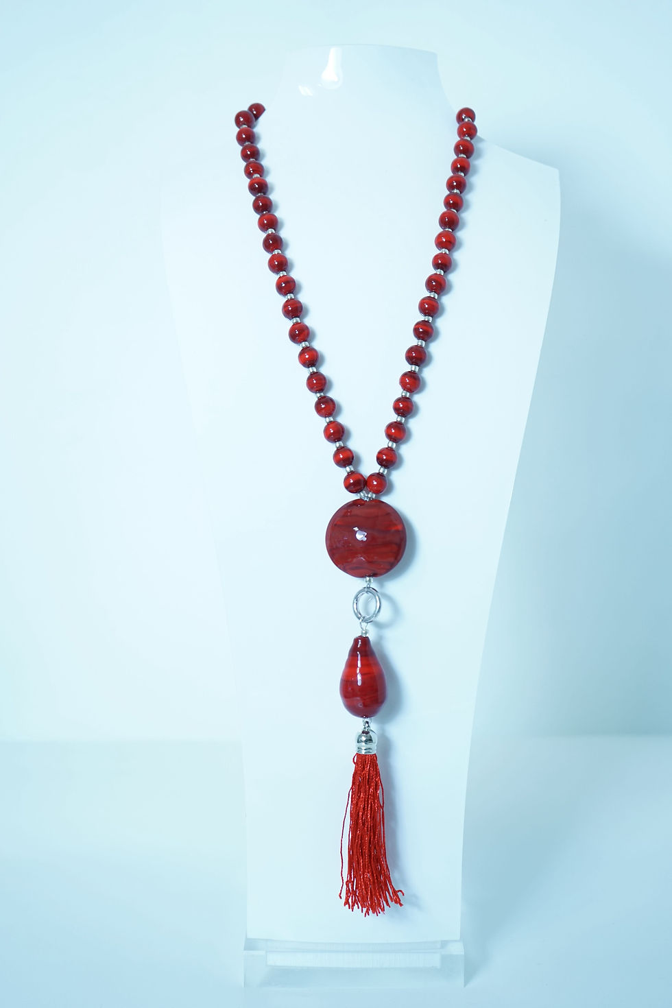 Thumbnail: Collier Shanghaï rouge