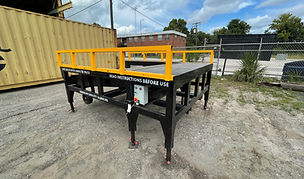 90in electrick platform for loading trucks. Extension to ramps