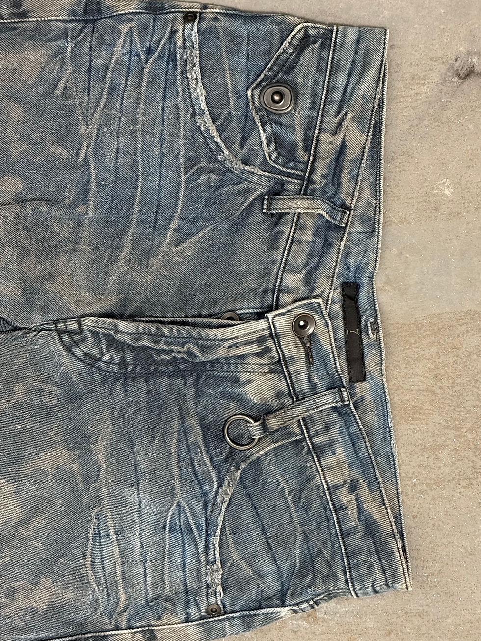 Thumbnail: julius_7 f/w2010 distressed skinny jeans