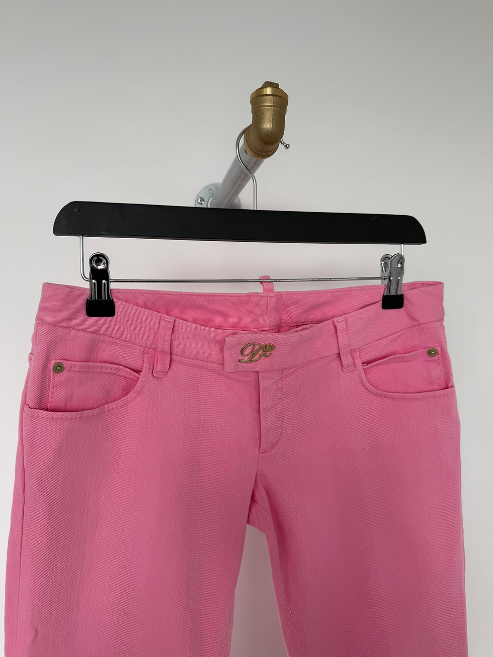 Thumbnail: Dsquared2 pink denim pants