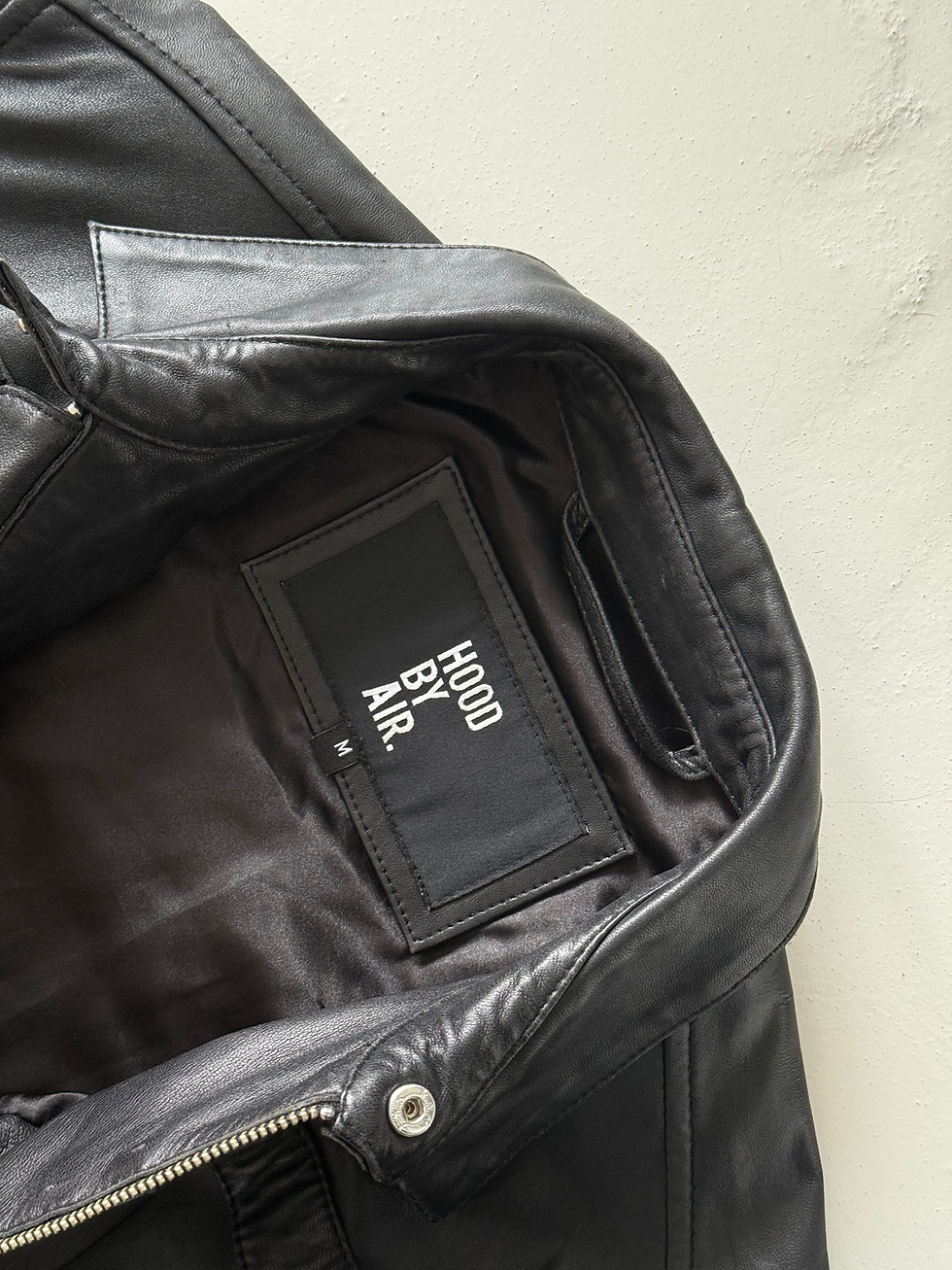 Thumbnail: hood by air f/2014 leather jacket