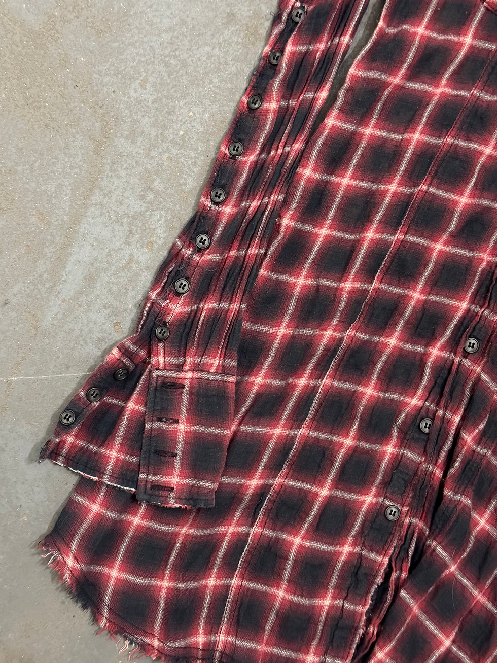 Thumbnail: l.g.b flannel mini dress
