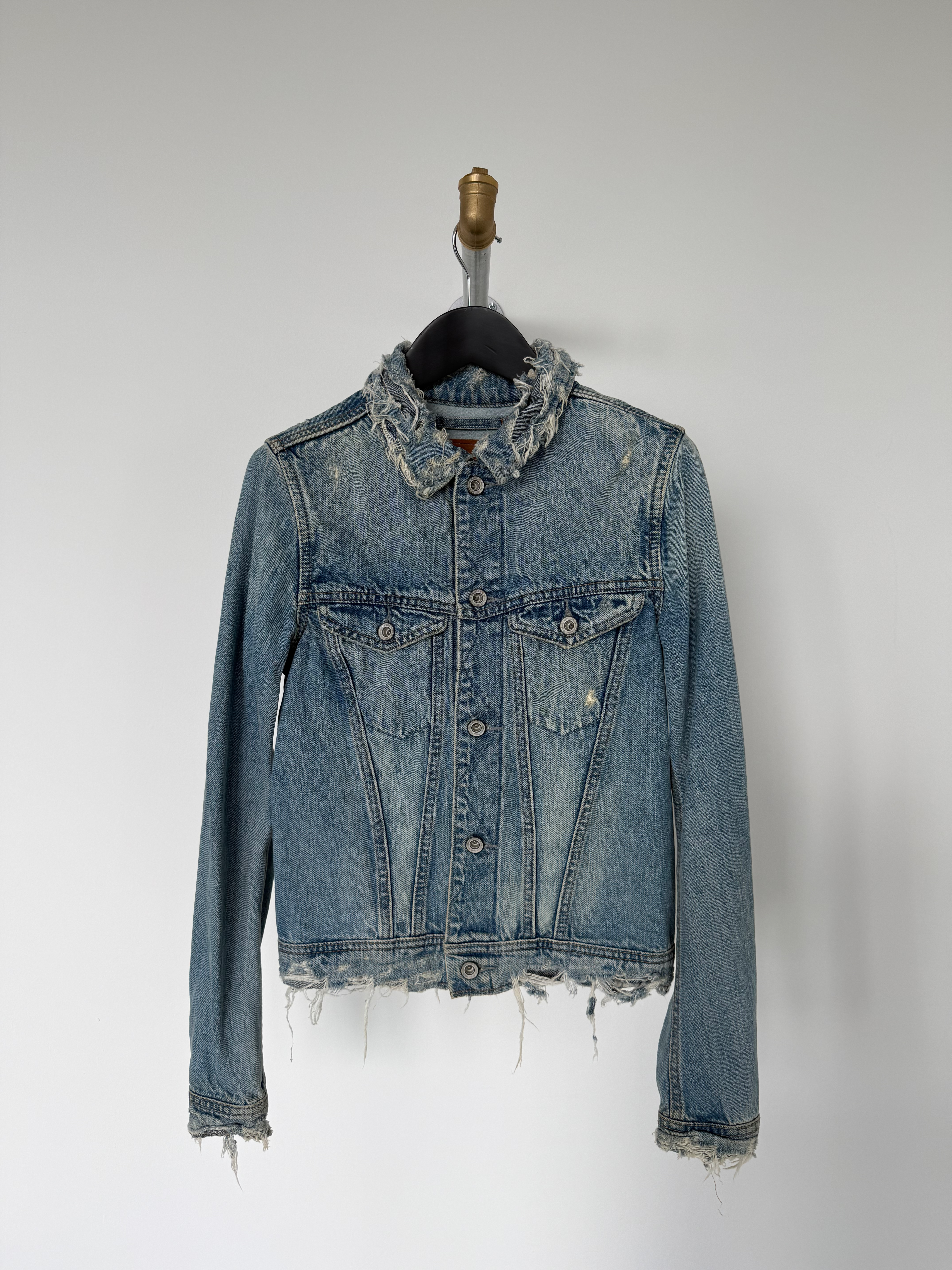 GOA distressed denim jacket