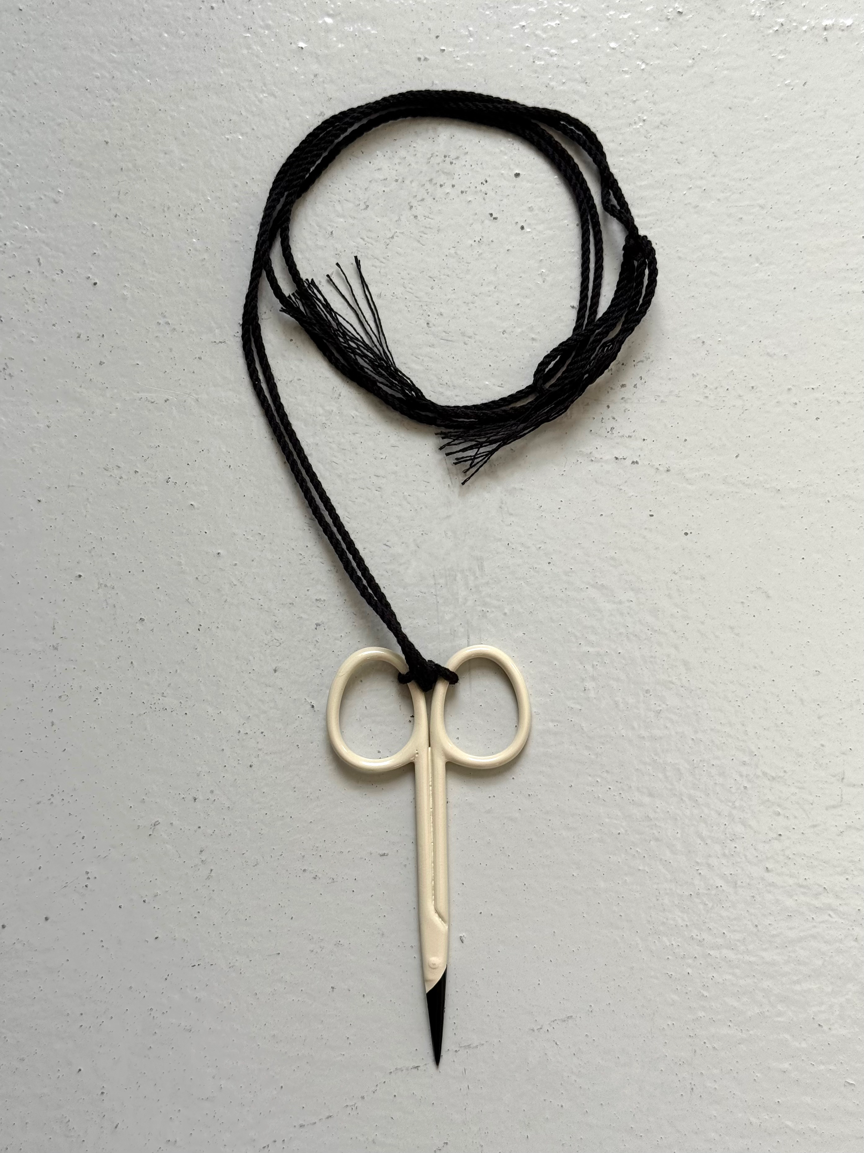 Ann Demeulemeester S2008 scissors necklace