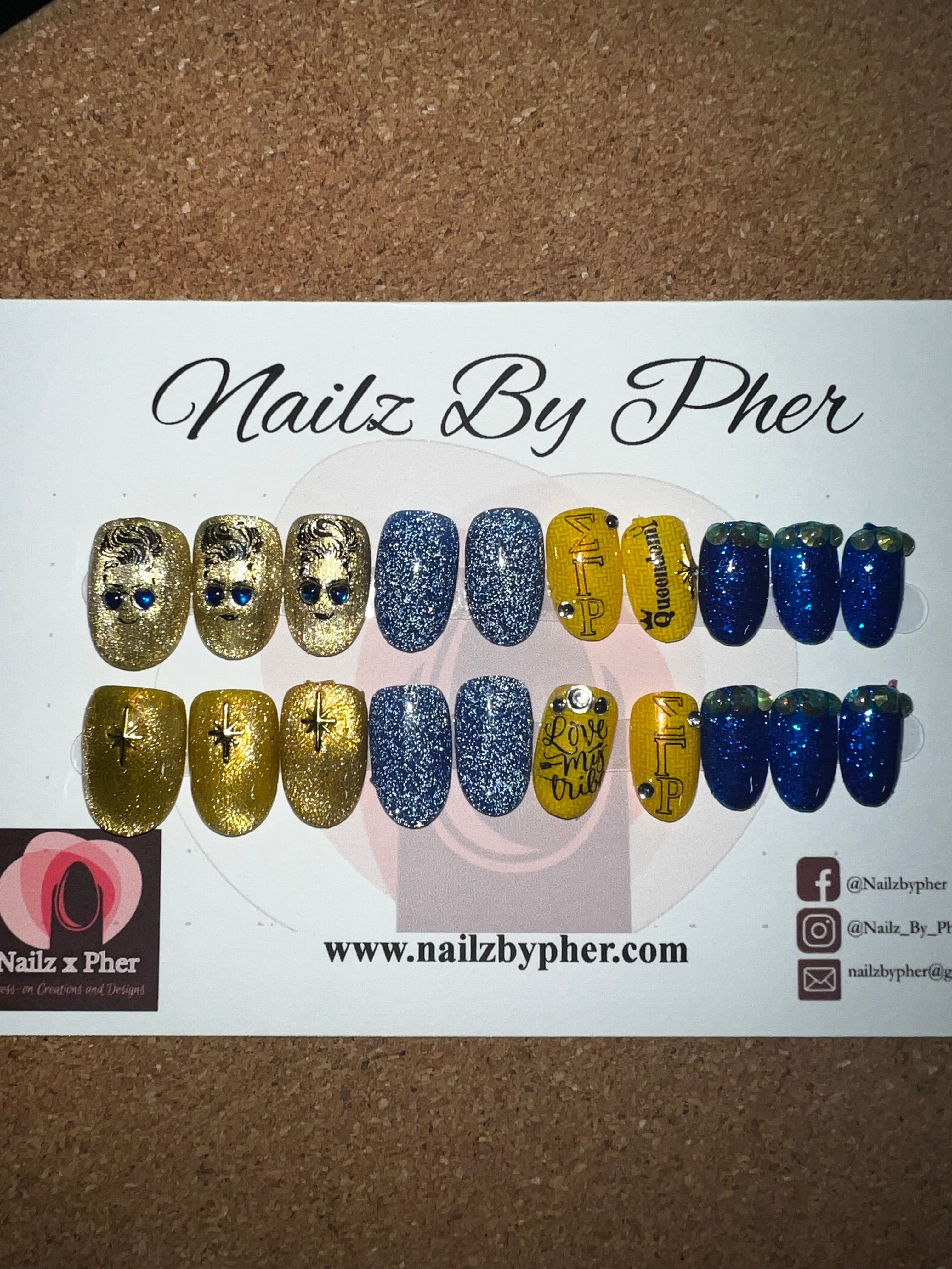 Blue and Gold/Yellow Inso