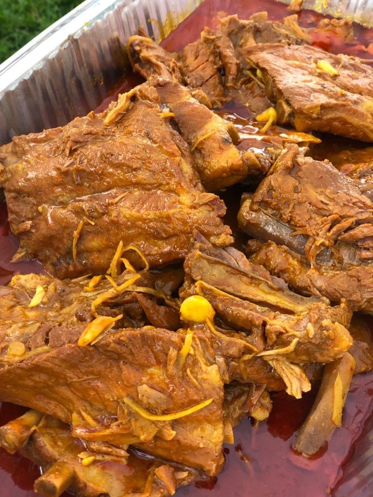 Arranged Food and Objects