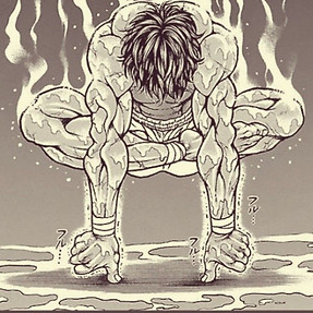 anime, fitness, training, workouts, anime workouts, online workouts, personal training, tententraining, anime challenge, crow pose, baki pose, baki hanma, baki hanma pose, side crow pose