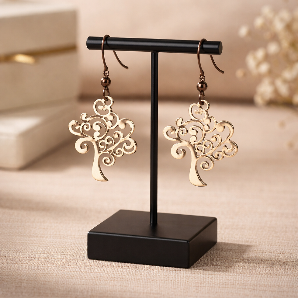 Thumbnail: Set of Four pairs Vintage to Modern earrings 