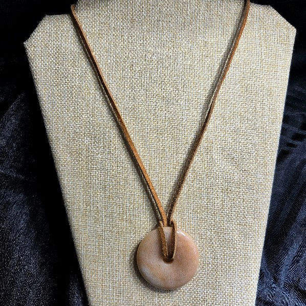 Thumbnail: Strawberry Quartz Pendant Necklace 