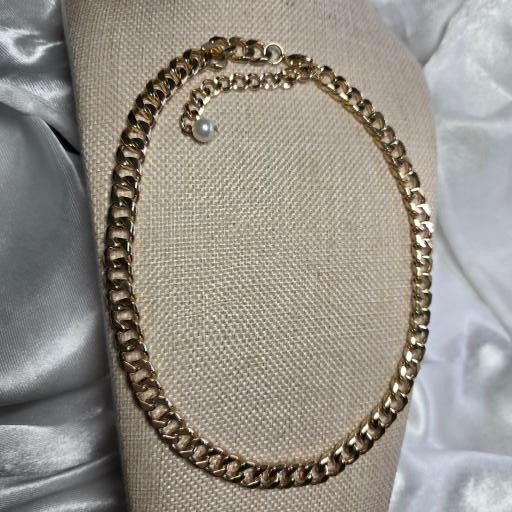 Vintage Gold-toned 9mm Cuban chain