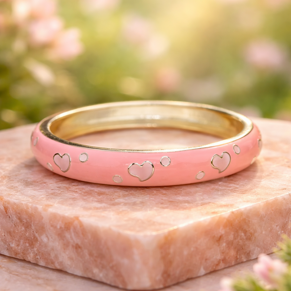 Thumbnail: Beautiful Cloisonne bracelets sold as set 
