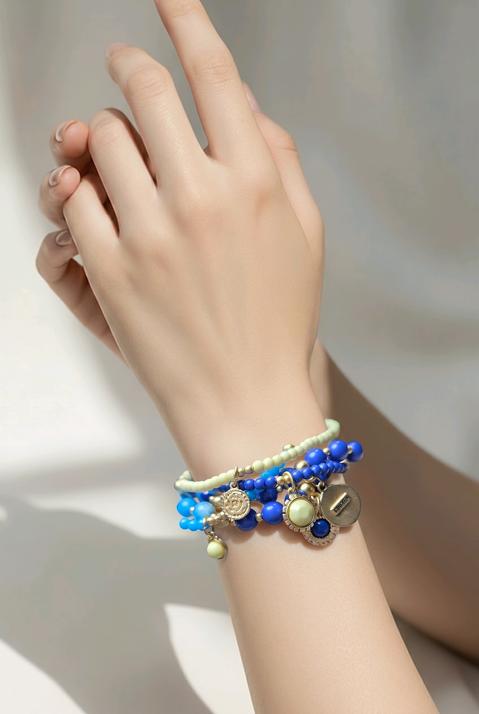 Thumbnail: NOS Chico’s beaded bracelet set of 5