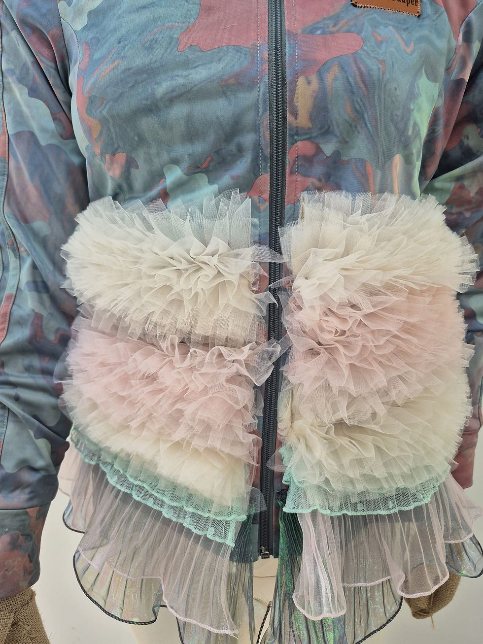 Thumbnail: Camouflage Adidas Zip-Up